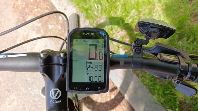Cycplus m1, вело компьютер с GPS , первое знакомство.