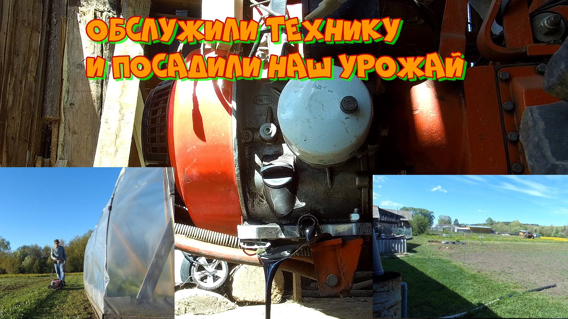 Наши посадки . Живем в деревне