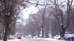 Зимний трамвай. Тула, 2018 год