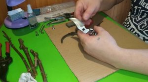 заточка и сборка секатора..