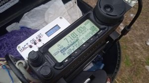 OPEK HVT400B+YAESU FT891/мотороллер. Работа на 40метров.