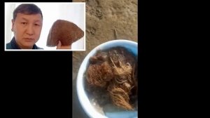 Показываю пещеру мамонта изнутри.