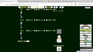 Боевые персонажи Визуальный редактор (1D RPG Constructor)