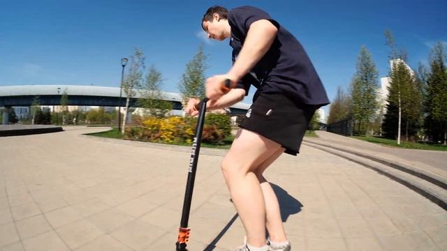 Обзор на трюковый самокат Big Bro Red смотреть онлайн