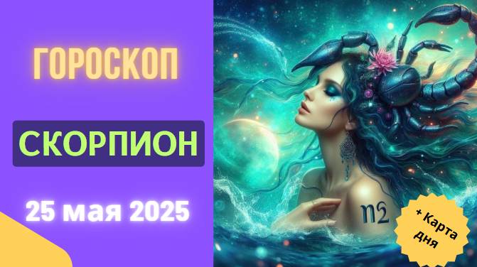 ♏ 25 МАЯ 2025: ГОРОСКОП НА СЕГОДНЯ ДЛЯ СКОРПИОНОВ – ТАЙНЫ БУДУТ РАСКРЫТЫ!