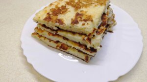 Творожно-сырная лепешка без заморочек