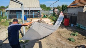 Ейск-Александровка. Побелка курятника. Пляж базы Прибой. Огород и сад на юге...
