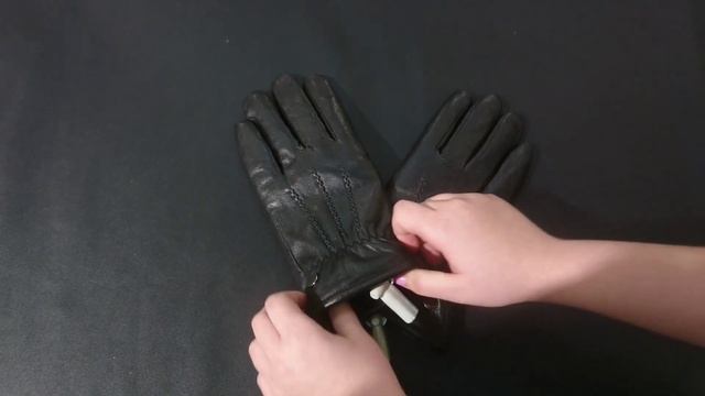 Перчатки мужские из натуральной кожи