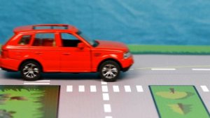 Полицейская машина гонится за внедорожником 633 Серия Мир Машинок