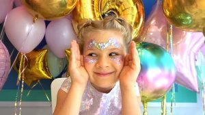 Диана и Рома Диана и ее 6-й день рождения - сюрпризы и сладости