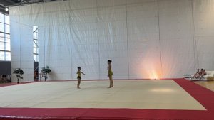 ЖП 1 юношеский, Безродная Дарина - Тимошенко Мария, Комбинированное упражнение