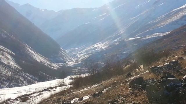 2014-01-08 Кармадон. Место где сошёл ледник колка, не далек?