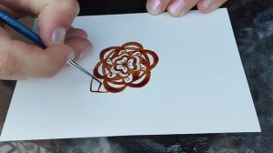 Рисуем кофейную мандалу