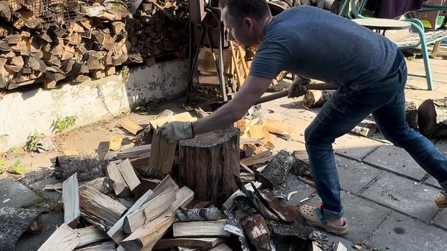 Колка дров финским колуном Billnas 5.2 смотреть онлайн