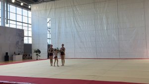 ТР 3 спортивный, Тихомирова Полина - Пугач Ксения - Пугач Полина, Темповое упражнение