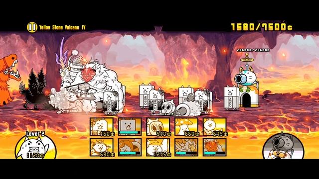 Подземелье вулкана. Hunter's map IV(2/5). The battle cats смотреть онлайн