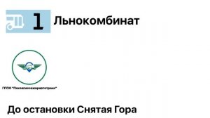 Информатор Псковского автобуса 1