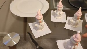 снеговики из зефира