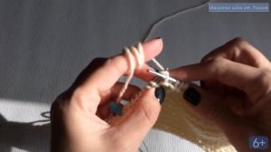 МК Как вязать азиатский росток реглан спицами