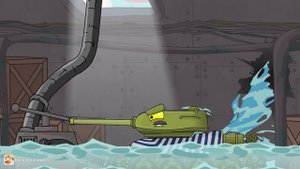 HomeAnimations – Мультики про танки ПОТОПИТЬ стальное МОРСКОЕ ЧУДОВИЩЕ - Мультики про танки