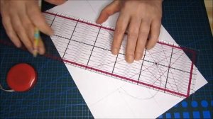 Построение выкройки очечника с фермуаром полукруг