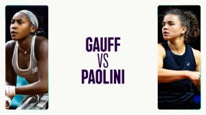 17.05.2025. Кори Гауфф - Жасмин Паолини. WTA 1000 Rome. Cori Gauff - Jasmine Paolini