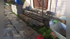 Каркас крыльца на дачу