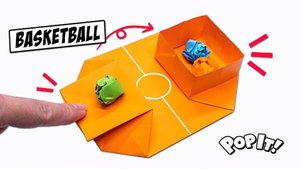 Оригами Баскетбол из бумаги | Игрушка из бумаги