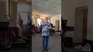 Виктор Терёхин. Господь, пророк Иона и и женщина у колодца. в Церкви "Пробуждение"