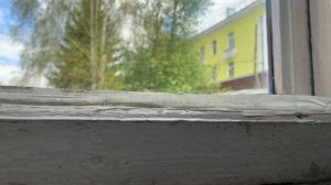 The weather outside the window in our village: уже становится тепло