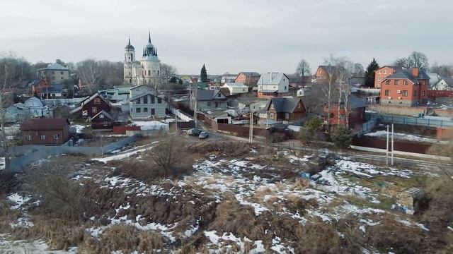 Православный храм в Подмосковье. Село Быково | Cinematic foot смотреть онлайн
