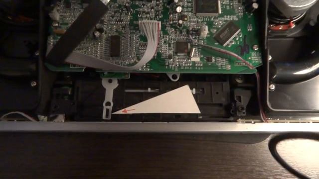 Philips DCM2260 заедание механизма загрузки CD