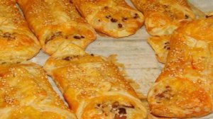 Грибные слойки