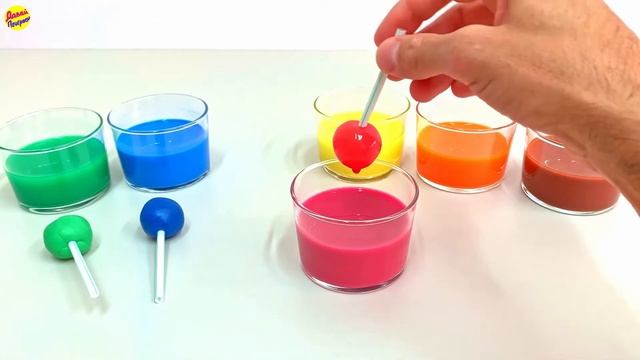 Как делает мороженое - Учим цвета на английском - Для детей смотреть онлайн