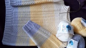 ДЕТСКИЙ ВЯЗАНЫЙ ДЖЕМПЕР (СВИТЕР) СПИЦАМИ. ЧАСТЬ 1. Children"s knitted jumper. Part 1.