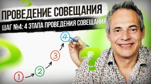 4 этапа проведения совещания.  #ВиталийАнтощенко