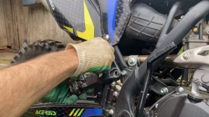 Установка задних подножек на OXO Lite 250X