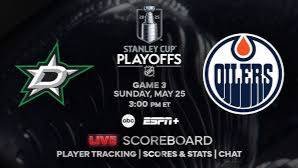Даллас Старз — Эдмонтон Ойлерз НХЛ. Плей-офф. 1/2 финала. Прямая трансляция 3 Игра