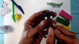 Как Слепить Cartoon Cat (Картун Кэт) из Пластилина