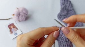 Базовые носочки спицами для малыша. Пяточка бумеранг