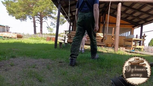 Делаем садовые качели/завершение проекта