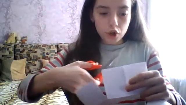 DIY Kawaii блокнотик, из 1 листа бумаги.... смотреть онлайн