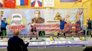 Рывок гири Денисов Иван 32 кг Кубок Пикалова 2025