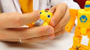 Роботы трансформеры Стальные стражи заболели!🤖🩺Вид