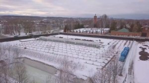 Весна на подворье монастыря в селе Марково