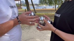 Набор для игры Street Hit Петанк (Бочче), 8 шаров из металла, стальной