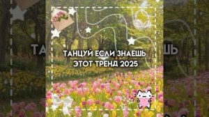 Танцуй если знаешь этот тренд 2025 года