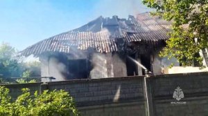 Сотрудники МЧС России ликвидировали пожар в Макеевке