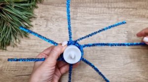 Подсвечник из синельной проволоки своими руками.