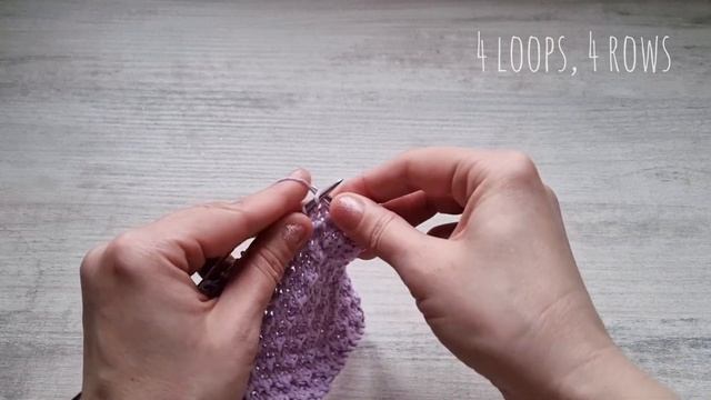 Рельефный, фоновый узор спицами🧶knitting pattern.